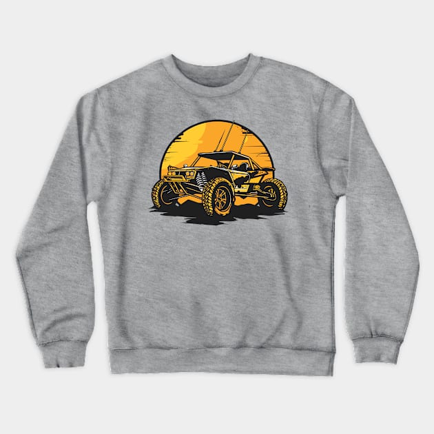 Sand Rail Dune Buggy Offroad  Sand Racing 4x4 Offroad Buggy Crewneck Sweatshirt by RetroZin